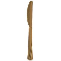 Hanna K. Signature Collection 51 Count Heavyweight Plastic Knife, Gold