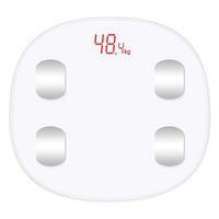 Qi Peng General Purpose Electronic Scales - Intelligent Body Fat Scale Electronic Weighing Scales Household Human Adult Accurate Female Small Small Fat Scale - Charging Models + Battery Models -\#