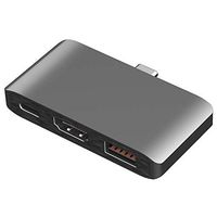 Semoic USB C Hub to HDMI 4K Dex Mode for Galaxy S8/S9 Nintend with PD USB 3.0 Hub Thunderbolt USB-C Dock for Pro(Gray)