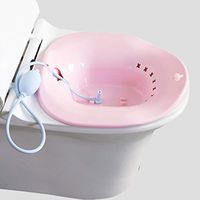QBYLYF Sitz Baths Over The Toilet Avoid Squat Suitable ForHemorrhoids Patients and Pregnant Women Hemorrhoids Patients, Pregnant Women Health Care, Post-Episiotomy Patients (Color : Purple)