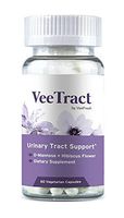 VeeFresh VeeTract Urinary Tract Support with D-Mannose - D Mannose & Hibiscus for Bladder - Urinary Tract Health, Urinary Tract Iinfection & Treatment UTI Prevention - 1 Month Supply (60 Capsules)