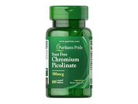 Puritans Pride Chromium Picolinate 500 Mcg Yeast Free, 100 Count