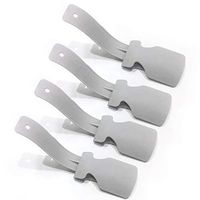 WDDH Lazy Shoes Helper for Easy to Wear Shoes,4 Pcs Plastic Shoe Lifting Helper,Portable Shoe Horn,Shoe Aid Sticks for Men,Women and Kids,One Size Fits for All Shoe