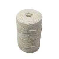 Ammzzoo111 Merry Christmas DIY Christmas Ribbon Rolls Jute Twine Hemp Rope DIY Craft Cord for Wedding Gift Package Party Decoration -50/100cm Off White 100m