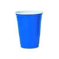 SOLO P16B Blue 16oz Party Cup (Case of 1000)