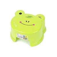 Bathroom Thick Plastic Cartoon Foot Stool, Bathroom Anti-Slip Stool Kindergarten Cartoon Child Seat Stool Shoe Bench 19 16 12 Independent Flow Assist