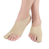 Healifty Toe Straightener Skin-Friendly Toe Straightener Exercise Appliance for Lady Girls 1 Pair (Khaki Size S)