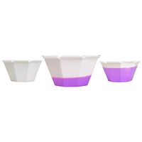 Petali 5.1 oz Color Changing Gelato Cups - White to Purple, Plastic Cup That Changes Color When Cold, Great For Gelato, Ice Cream, Birthdays And So Much More!