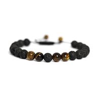 Vitality Extracts - Focus Adjustable Diffuser Bracelet - Tiger's Eye, Inspire Creativity, grounding, Meditation, Diffuser, Yoga, Aromatherapy