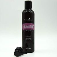 Young Living Dragon Time Massage Oil 8 oz with Hand Pump