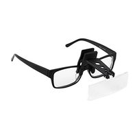 Folding Eyeglass Clip On Flip Loupe Magnifying Glass Handsfree Precise Magnifier Creative Design