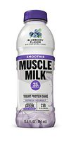 Muscle Milk Smoothie Protein Yogurt Shake, Blueberry, 25g Protein, 15.8 FL OZ, 12 Count