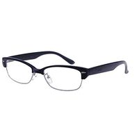 Meijunter Vintage Coating Reading Glasses Black Half-Frame Women Men Reader Reading Glasses Strength +1.00 +1.50 +2.00 +2.50 +3.00 +3.50 +4.00