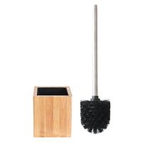 ToiletTree Products Deluxe Toilet Brush with Stainless Steel Handle and 100% Bamboo Wooden Holder