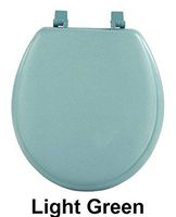 Ben & Jonah Ben&Jonah Fantasia 17 Inch Light Green Soft Standard Vinyl Toilet Seat Collection, Multi