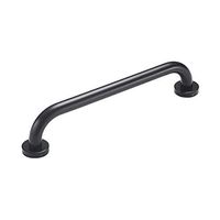 Grab Bar, La Vane Aluminum Matte Black Handicap Safety Grab Bar, Rustproof, Wall Mounted for Bathroom, WC, Shower (12-inch)