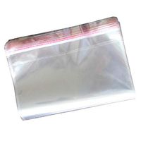 D DOLITY 100pcs Clear Cellophane Plastic OPP Bags Self Sealing for Jewelry, Gift Card - 30x40cm Thicker