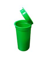 13 Dram “Pop Top” Prescription Vials, Bottle Variety of Colors for All Your Pills, Tablets or Supplements - Sturdy Material by MT Products - (20 Pieces) (Lime)