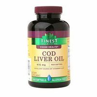 Finest Nutrition Cod Liver Oil 415mg 300 Softgels