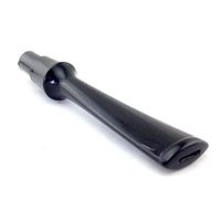 OLD FOX Tobacco Pipe Stem Replacement Straight Round Saddle Mouthpiece for Briar Wooden Pipe Fit 9mm Paper Filters BE0003