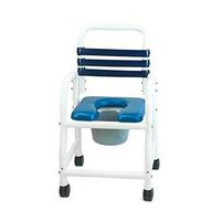 Mor-Medical Deluxe New Era Infection Control Shower Commode Chair Bathroom Aid 18" Seat