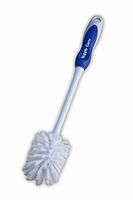 Supply Guru Good Comfort Grip Plastic Nail Stiff Bristles Bottle Brush 3/4" Long Bristles, 14" Long with a Natural Finish