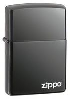 Zippo Lighter - Black Ice With Zippo Logo Pocket Lighter Windproof design Unfilled