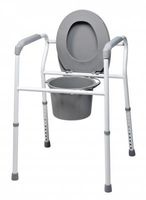 Lumex Platinum Collection 3-in-1 Steel Commode, 4EA/CS
