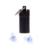 LIOOBO High Fidelity Earplugs Concerts Musicians Motorcycles Noise Sensitivity Conditions Noise Reduction Silicone Reusable Hearing Protection Earbuds with Gift Bottle