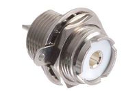 UHF Female Panel Mount w/ D Type Threads, 5 Pcs