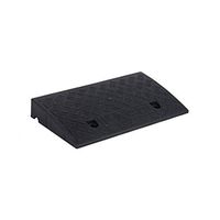 Buffered Sill Ramp, Tire Protection Ramp, Motorcycle Wheelchair Apartment Entrance Tea Restaurant Pedal Triangle Pad (Color: Yellow, Size: 50 27 9cm) (Color : Black, Size : 502711CM)