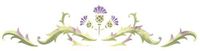 Designer Stencils Thistle Wall Stencil SKU #3139