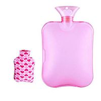 Keep Warm Hot Water Bottle with Cover Hot Therapies 2.0 Litre(Pink)