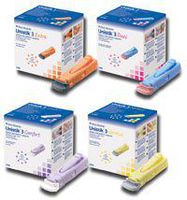 PT# AT1062 PT# # AT1062- Unistik 3 Lancets Phlebotomy 18gx3Mm with Lockout Disp 100/Bx by, Owen Mumford