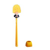 RedDhong Donald Trump Toilet Brush, Unique Trump Toilet Brush, Make Toilet Great Again (Folding arm with Holder)