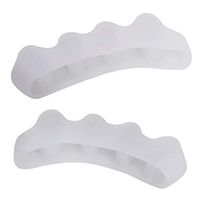 Ugthe 2Pair Silicone Orthopedic Hammer Little Toe Separators Hallux Valgus Corrector