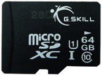 G.Skill 64GB Micro SDXC Flash Memory Card (FF-TSDXC64GN-U1)
