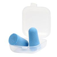Sujing 1Pair Noise Cancelling Earplugs Soft Foam Earplugs Noise Reduction (Sky Blue)
