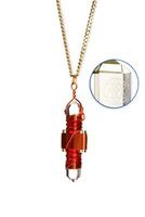 Buddha Maitreya the Christ Etheric Weaver® Pendant in Copper Wire - Quartz Crystal Vibrational Healing Tool