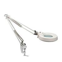 LAAN Desktop Magnifier LED LT-86A Clip Desktop Magnifier Light Magnifier (Optical Lens) 10 Times (Size : 20 Times White Glass)