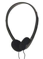 Avid Products AE-08 25 Pack Disposable On-Ear Headphones Black