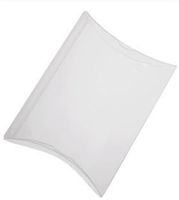 Pillow Box Frosted with Hanger 10 Pack Size 5" x 1 1/2" x 7 1/2"