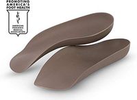Corefit Custom Orthotics - Handcrafted in USA - 3/4 Orthotic Inserts - Dip in Hot Water & Fit to Foot - Firm Moldable Plantar Fasciitis Inserts - Podiatrist Grade Arch Supports (Women 6/Big Kid 4)