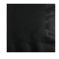 900-Count Touch of Color Paper Lunch Napkins, Black Velvet