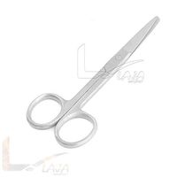 LAJA Imports Stainless Steel Operating Scissor with Sharp-Blunt Points Tip, Straight Blade, 4.5" Length