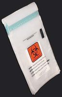 Bag, Biohazard Specimen Transport, 6“ x 9“, Glue Seal with Document Pouch, 100/Pack, 10
