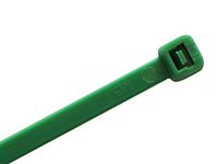 14" Kable Kontrol Color Cable Ties, 50 lb. Test, (100 Pack - All One Color) (14" Long, Green)
