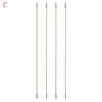 Tuscom Dryer Cleaning Brush Extension Rods Extends Up to 16 Feet Synthetic Brush Head Extender Rods - Dryer Replacement Parts (4 Pieces)