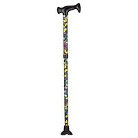 Lightweight Folding Cane for Women - Collapsible and Adjustable from 33" to 37", Supports up to 300-lbs, Butterfly, Adjusts to 37"