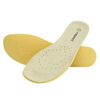 riemot Men's Thick Leather Insoles Breathable Sport Shoe Inserts Odor Control Beige 11